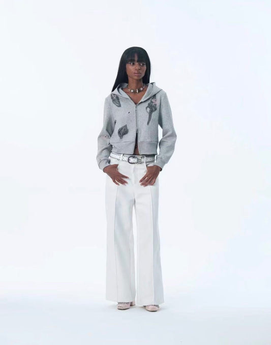 Twin Shell – Zip Hooded Cardigan