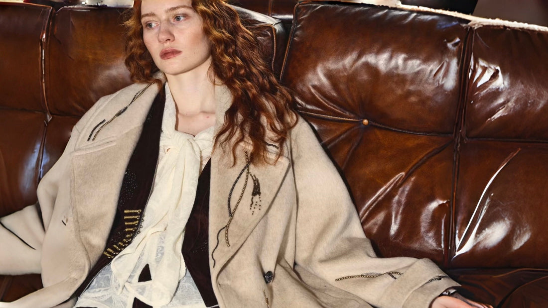 Evening Glam: Metallic Threads & Sequined Highlights